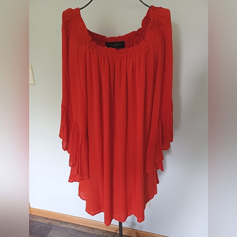NWT Akira Keep Afloat Boho Red Mini Dress or Tunic